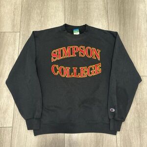 Simpson College Sweatshirt Champions Size L